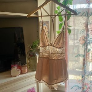 Super cute & sexy nude lingerie romper/set